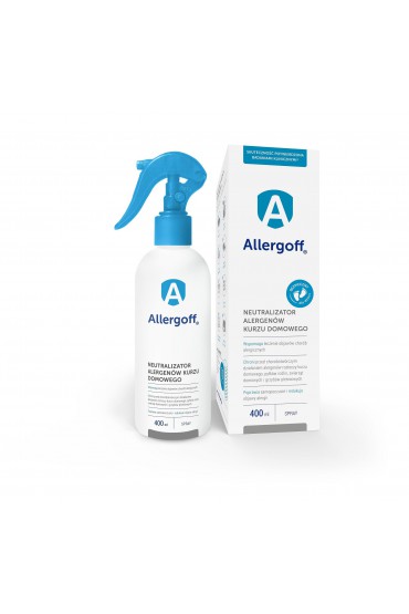 ALLERGOFF Spray Neutralizator alergenów kurzu domowego 400 ml