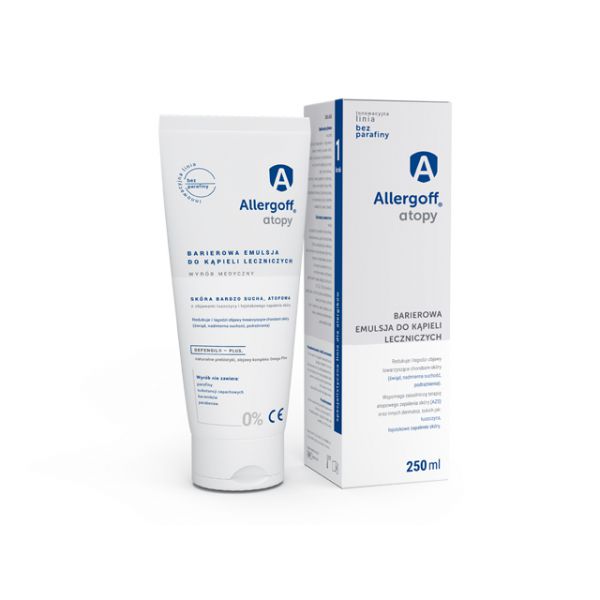 Allergoff® Atopy - Barierowa emulsja do kąpieli leczniczych 250 ml